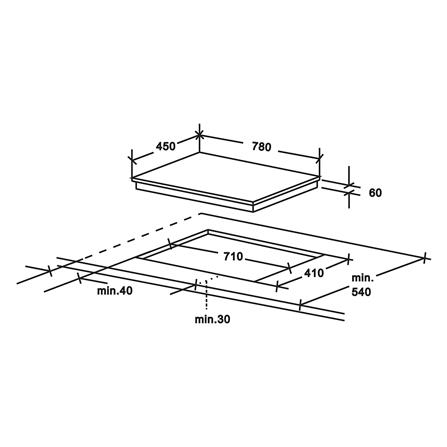 เตาฝังแก๊ส TEKA GFI782GAIALTR 78 ซม._1