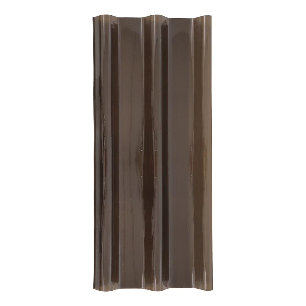 แผ่นโปร่งแสง ลอนคู่ ผิวเรียบ SUNSHIELD 1.2 มม. 0.51X1.2 ม. สีชา