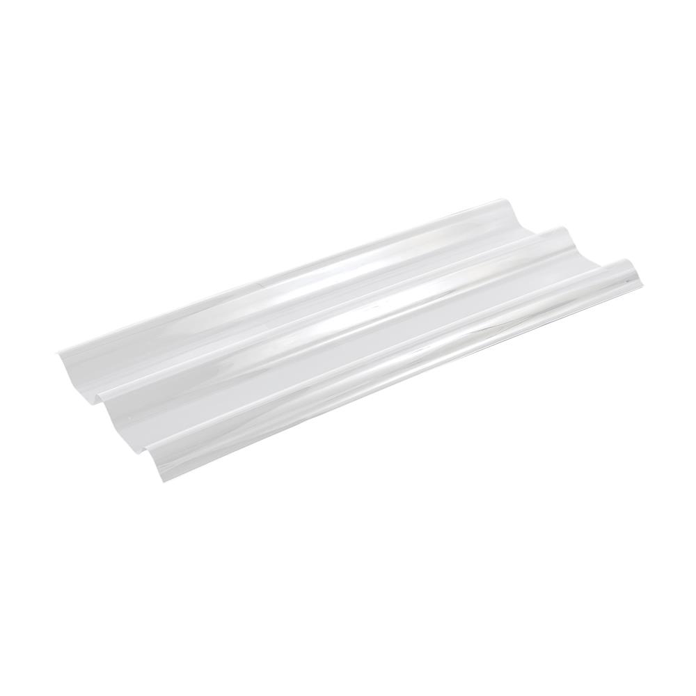 แผ่นโปร่งแสง ลอนคู่ ผิวเรียบ SUNSHIELD 1.2 มม. 0.51X1.2 ม. สีใส