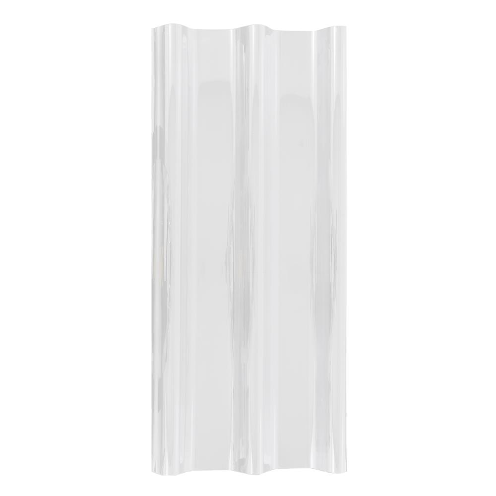 แผ่นโปร่งแสง ลอนคู่ ผิวเรียบ SUNSHIELD 1.2 มม. 0.51X1.2 ม. สีใส