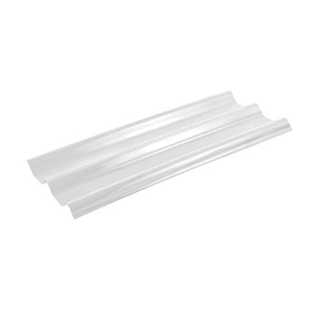 แผ่นโปร่งแสง ลอนคู่ ผิวเรียบ SUNSHIELD 1.2 มม. 0.51X1.2 ม. สีใส