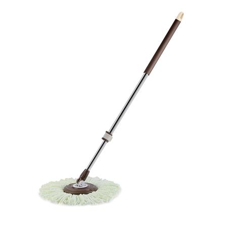 ไม้ม็อบไมโครไฟเบอร์กลม POWER GREEN MS1004 6นิ้ว สีน้ำตาล