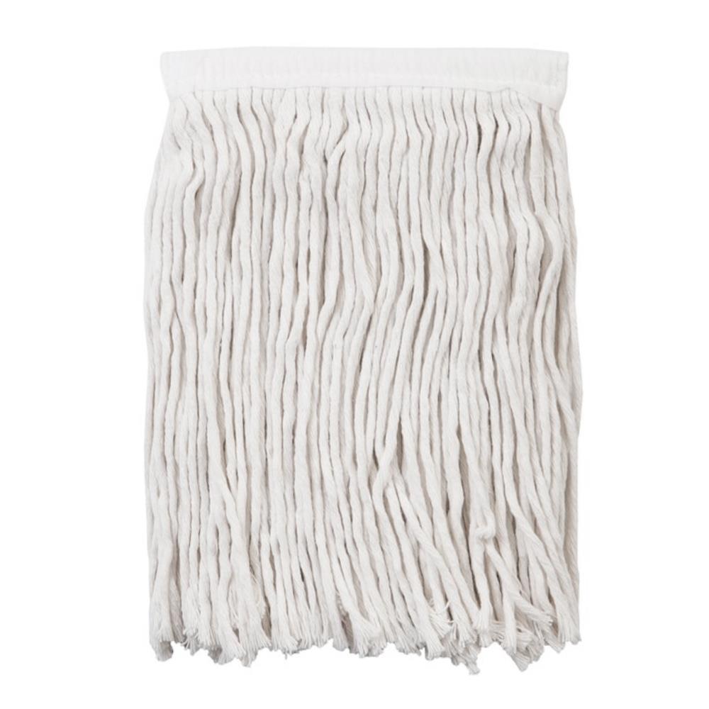 ผ้าม็อบคอตตอน POWER GREEN SP2005 12 นิ้ว สีขาว