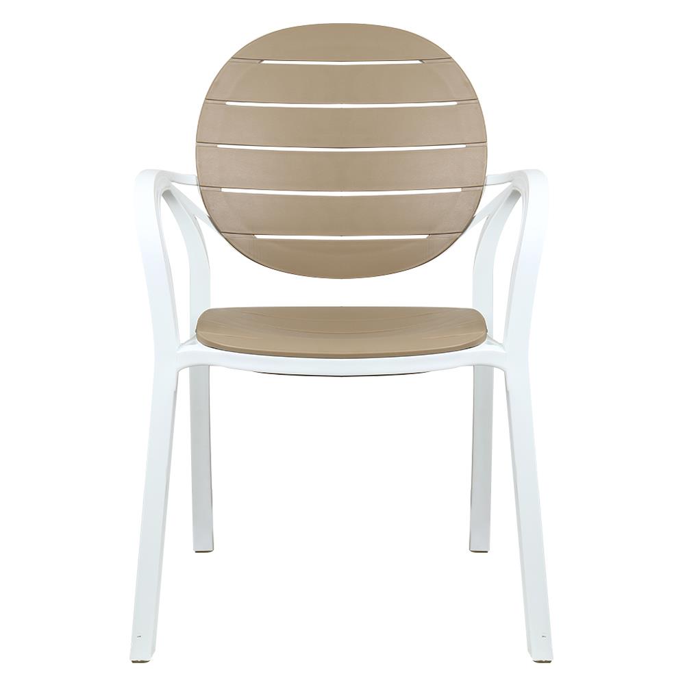 เก้าอี้พลาสติก SPRING VINEKO สีน้ำตาลอ่อน