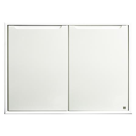 บานใต้เตา KING PLATINUM CURVE 81.7x61.5ซม. สีขาว