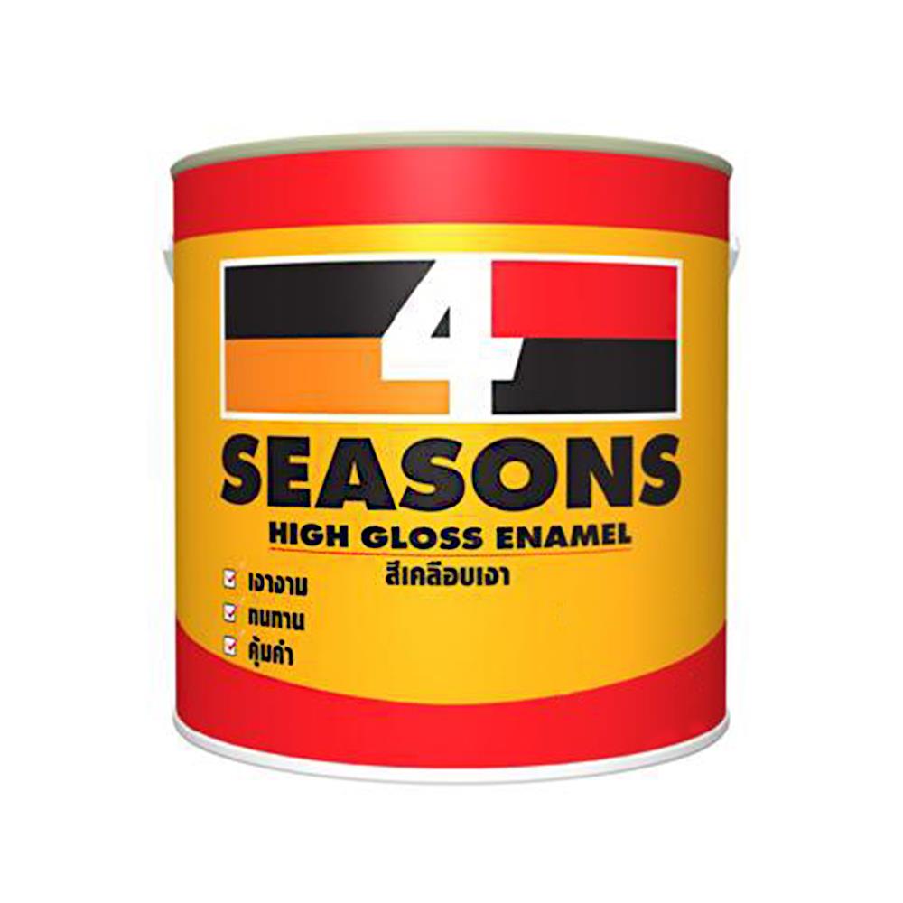 สีน้ำมัน TOA 4 SEASONS #5002 สีใส เงา 1 แกลลอน