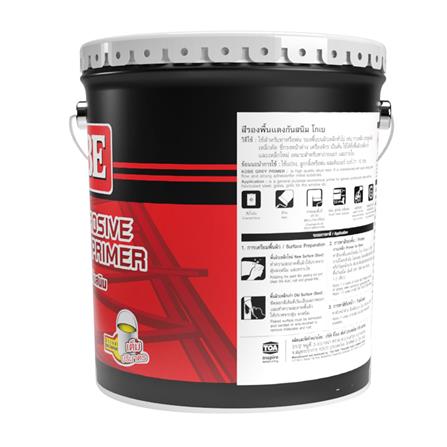 สีรองพื้นโลหะ TOA KOBE 0000 สีแดง ด้าน 5 แกลลอน_1