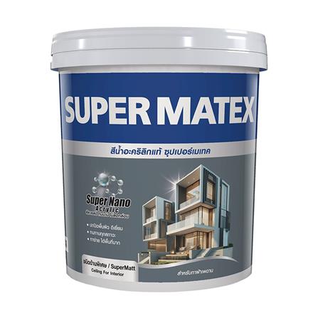 สีน้ำทาฝ้าเพดาน ชนิดด้านพิเศษ TOA SUPERMATEX M700 ...