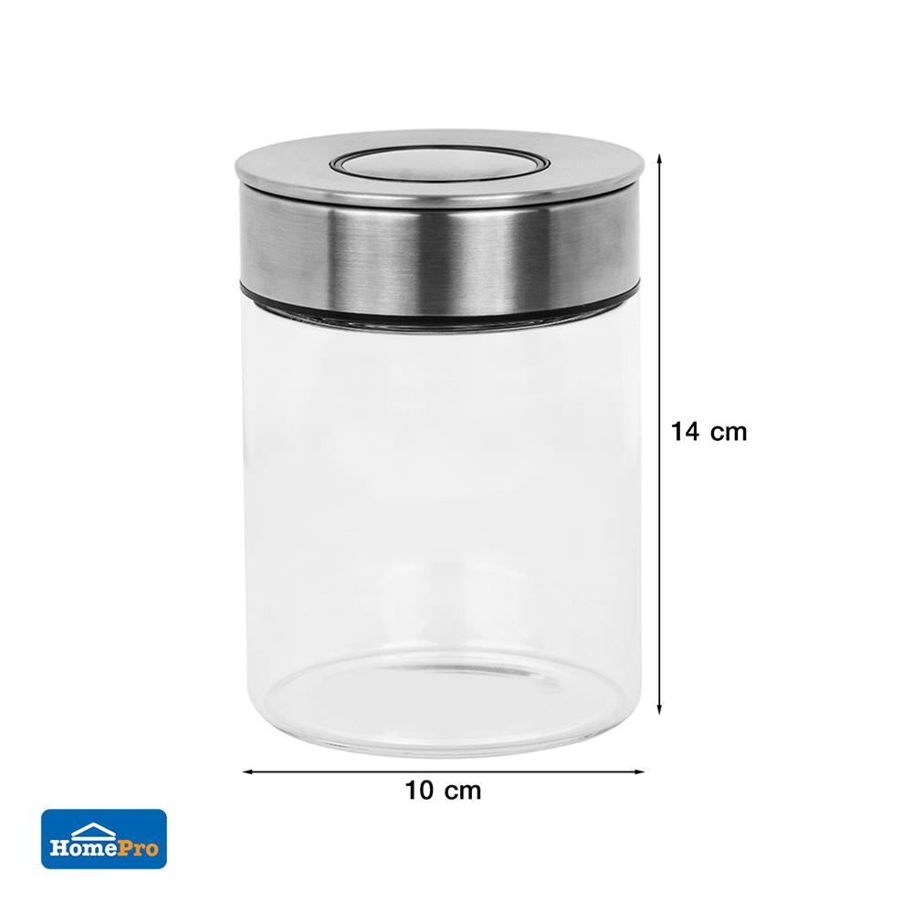 ขวดโหลแก้วกลม ฝากด PURE 0.7 ลิตร