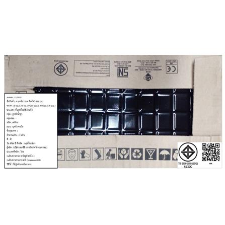 กระเบื้องผนัง 8x16 นิ้ว COTTO มิลค์ ดำ PM 1M2_5