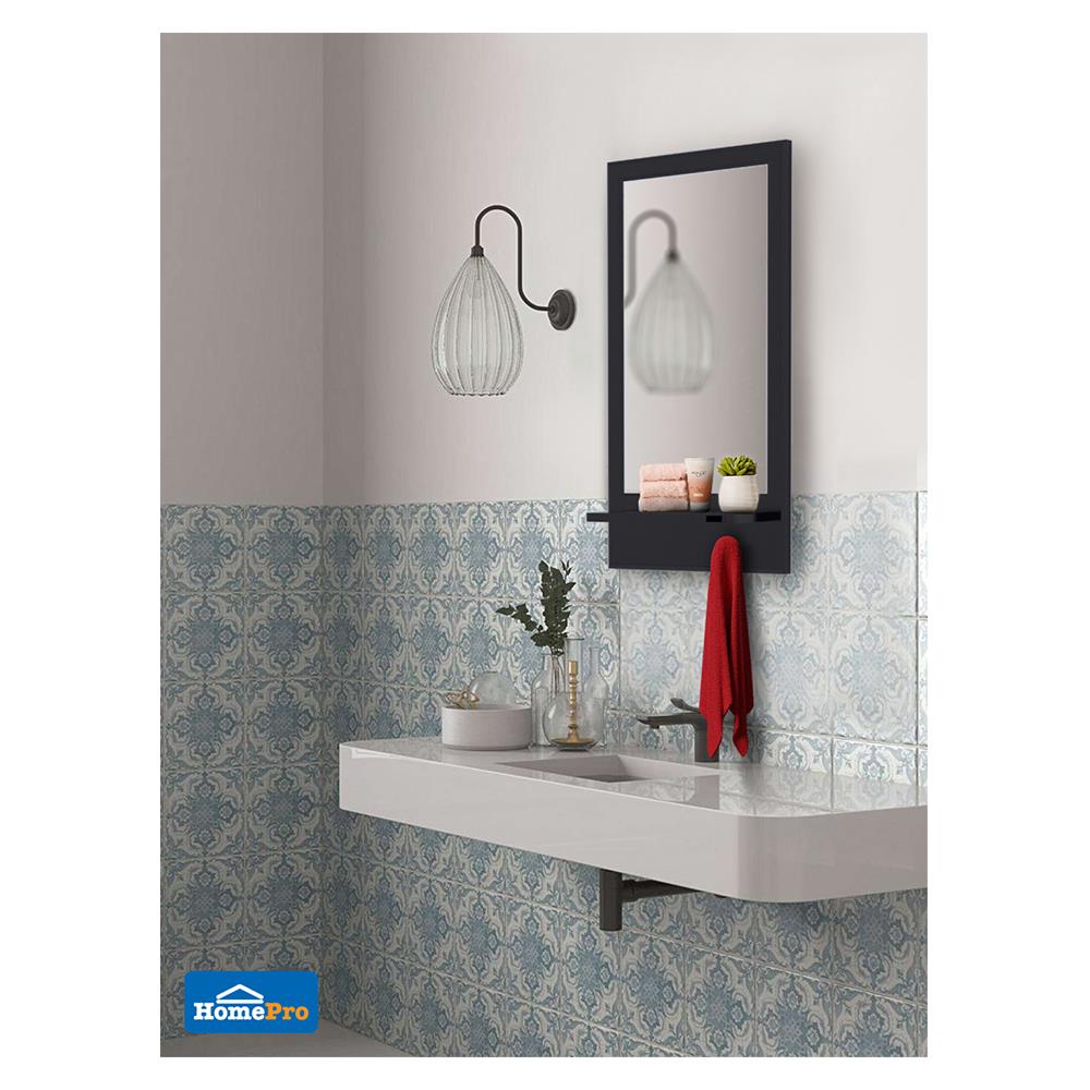 กระจกพร้อมชั้นวางของและขอแขวน MOYA HP-14