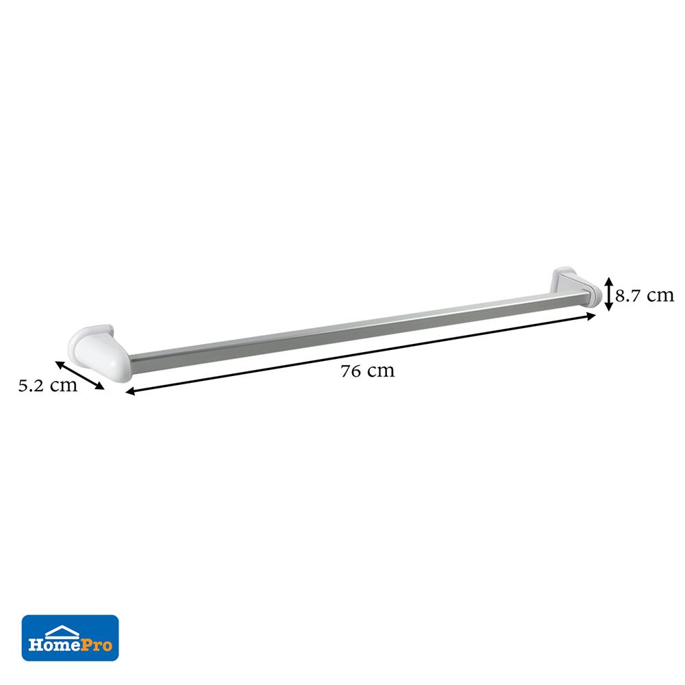 ราวแขวนผ้า BATH TIME 14467 สีเงิน