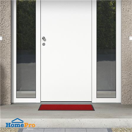 พรมเช็ดเท้าดักฝุ่น ME LIVING CMRB609001 60x90 ซม. สีแดง_4