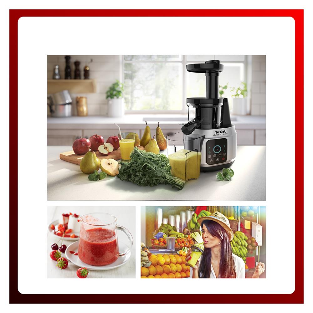 เครื่องสกัดน้ำผลไม้รอบต่ำ TEFAL ZC420E38 0.80ลิตร