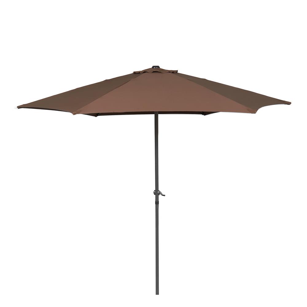 ร่มสนามกลม ME LIVING MIKA 3X3 ม. สีน้ำตาล