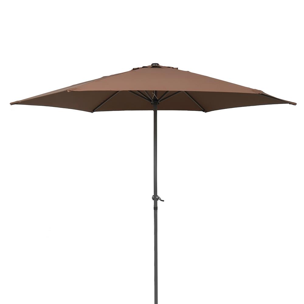 ร่มสนามกลม ME LIVING MIKA 3X3 ม. สีน้ำตาล