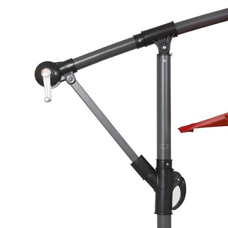 ร่มสนามตัวแอล ME LIVING MARINY 3X3 ม. สีแดง_2