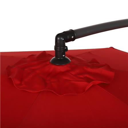 ร่มสนามตัวแอล ME LIVING MARINY 3X3 ม. สีแดง_3