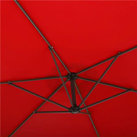 ร่มสนามตัวแอล ME LIVING MARINY 3X3 ม. สีแดง_4