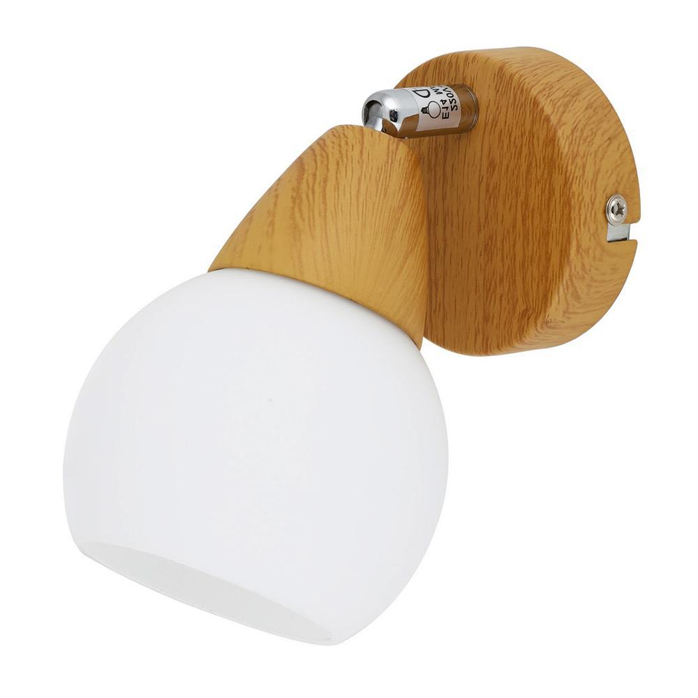 ไฟกิ่งภายใน CARINI VS0264-1 สีขาว/ลายไม้ 1 หัว