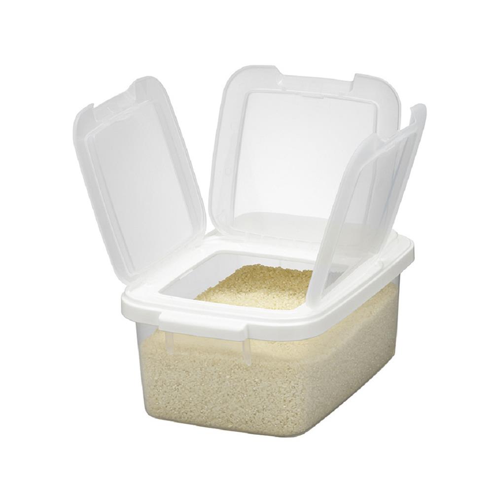 ถังข้าวสารพลาสติก 5 กก. พร้อมถ้วยตวง LUSTROWARE B-8950MA