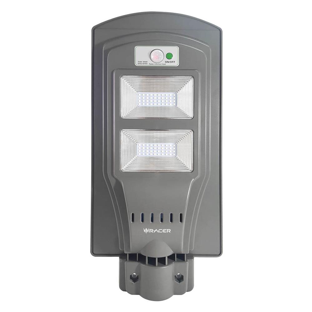 ไฟถนน SOLAR RACER LIGHT MOTION SENSOR 20 วัตต์ สีเทา