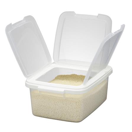 ถังข้าวสารพลาสติก 10 กก. พร้อมถ้วยตวง LUSTROWARE B-8970MA_1