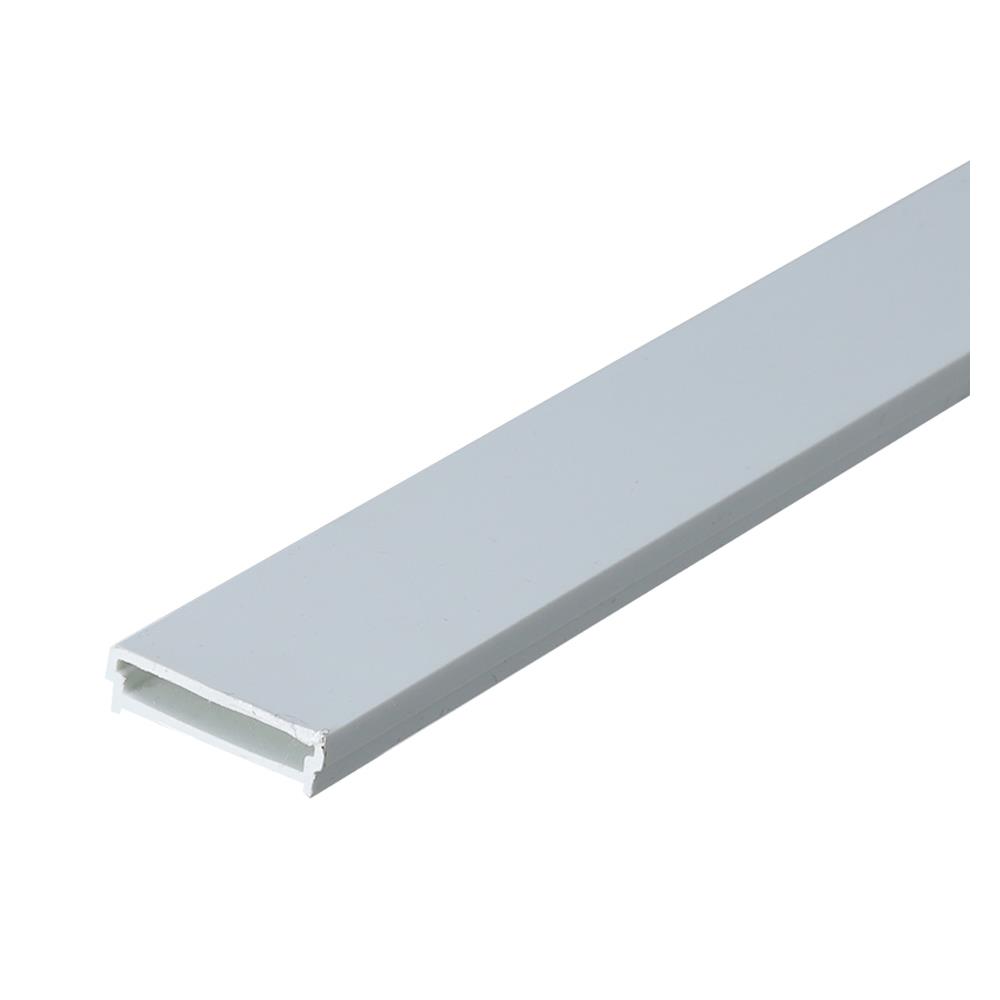 คิ้วตกแต่ง UPVC HOFFEN 200X2.5X0.7 ซม. สีขาว