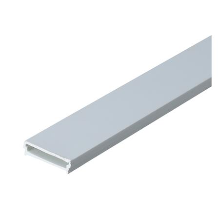 คิ้วตกแต่ง UPVC HOFFEN 200X2.5X0.7 ซม. สีขาว
