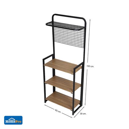 ชั้นวางของ FURDINI RUPERT สีโอ๊คเข้ม_6