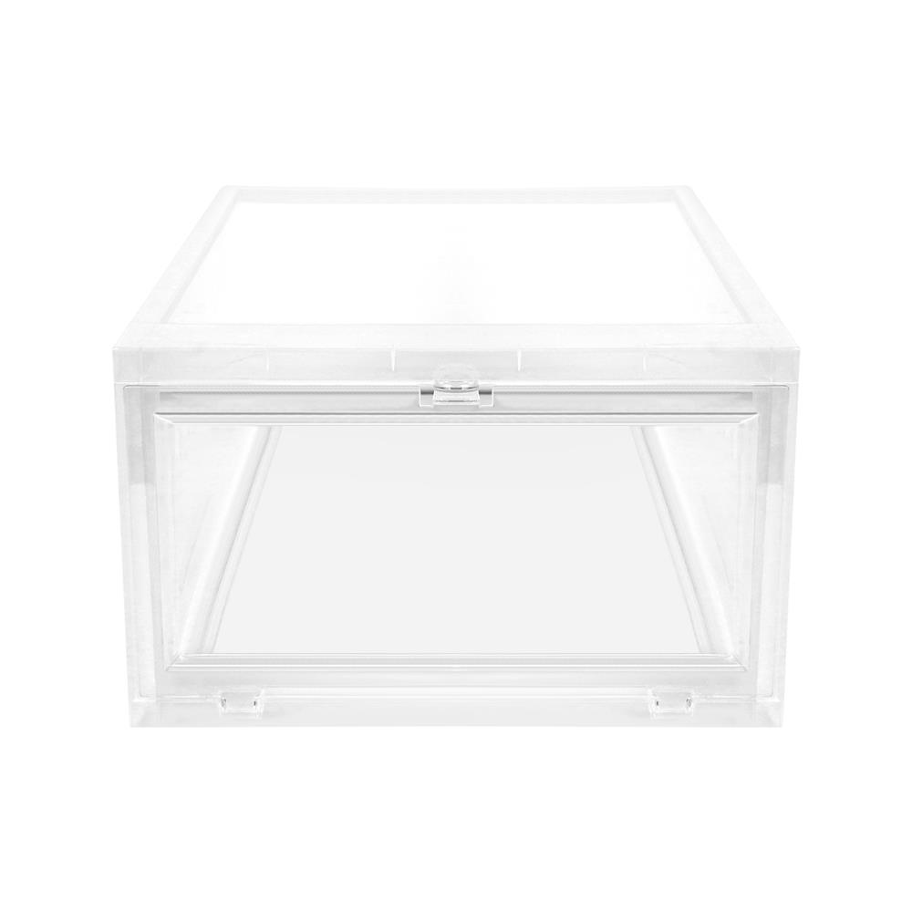 กล่องรองเท้าฝาหน้า STACKO 28X35X17 ซม. สีใส