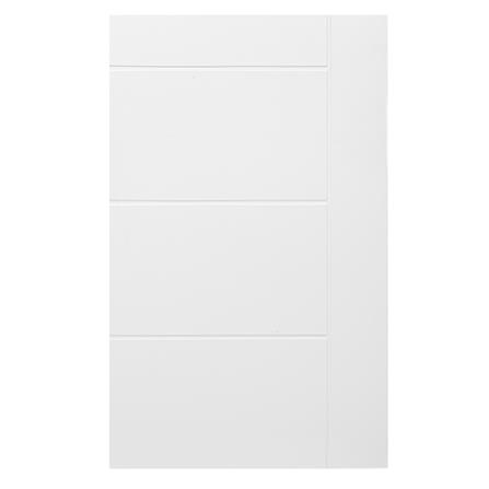 ประตูภายนอก UPVC AZLE MD6 VACUMM 80X200 ซม. สีขาว เจาะลูกบิด_2