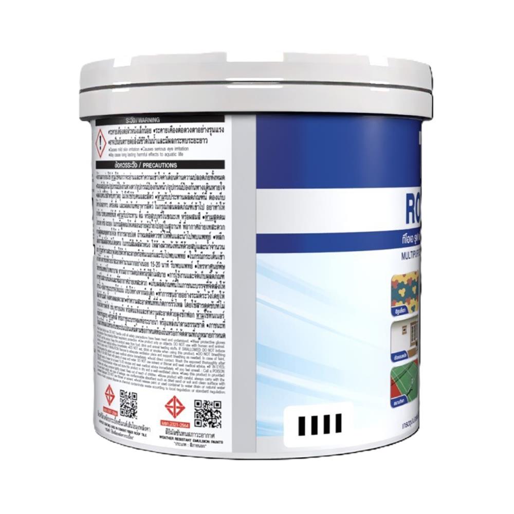 สีทาหลังคา TOA ROOF PAINT R582 สีเทาเหมันต์ 1 แกลลอน