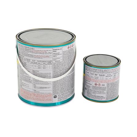 สีงานอุตสาหกรรม TOA FLOORGUARD 100 PART A+B 7035 สีเทา 1 แกลลอน_1