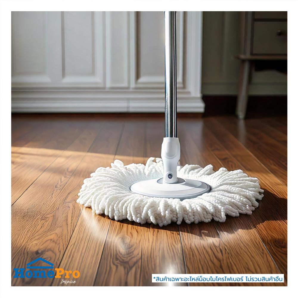 อะไหล่ม็อบไมโครไฟเบอร์ ACCO 15 นิ้ว สีขาว