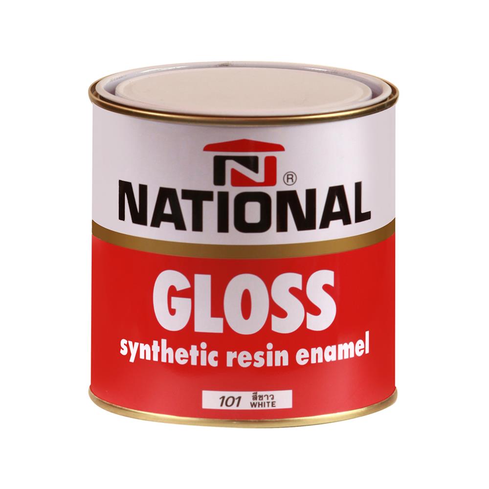 สีน้ำมัน DELTA NATIONAL 111 สีขาว ด้าน 1 แกลลอน