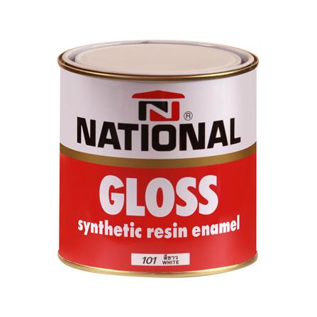 สีน้ำมัน DELTA NATIONAL 111 สีขาว ด้าน 1 แกลลอน