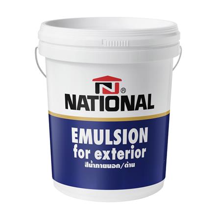 สีน้ำทาภายนอก DELTA NATIONAL 383 สีเทา ด้าน 5 แกลลอน_0