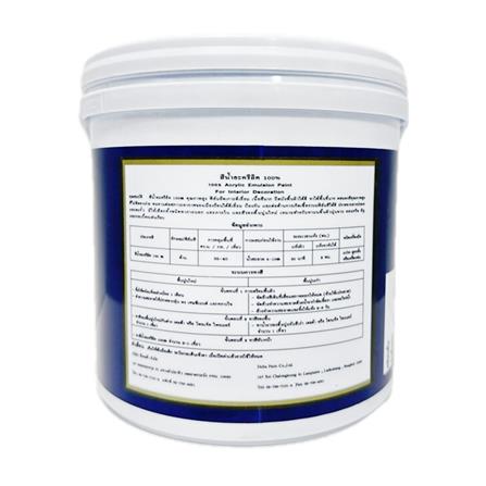 สีน้ำทาภายนอก DELTA NATIONAL 383 สีเทา ด้าน 5 แกลลอน_1