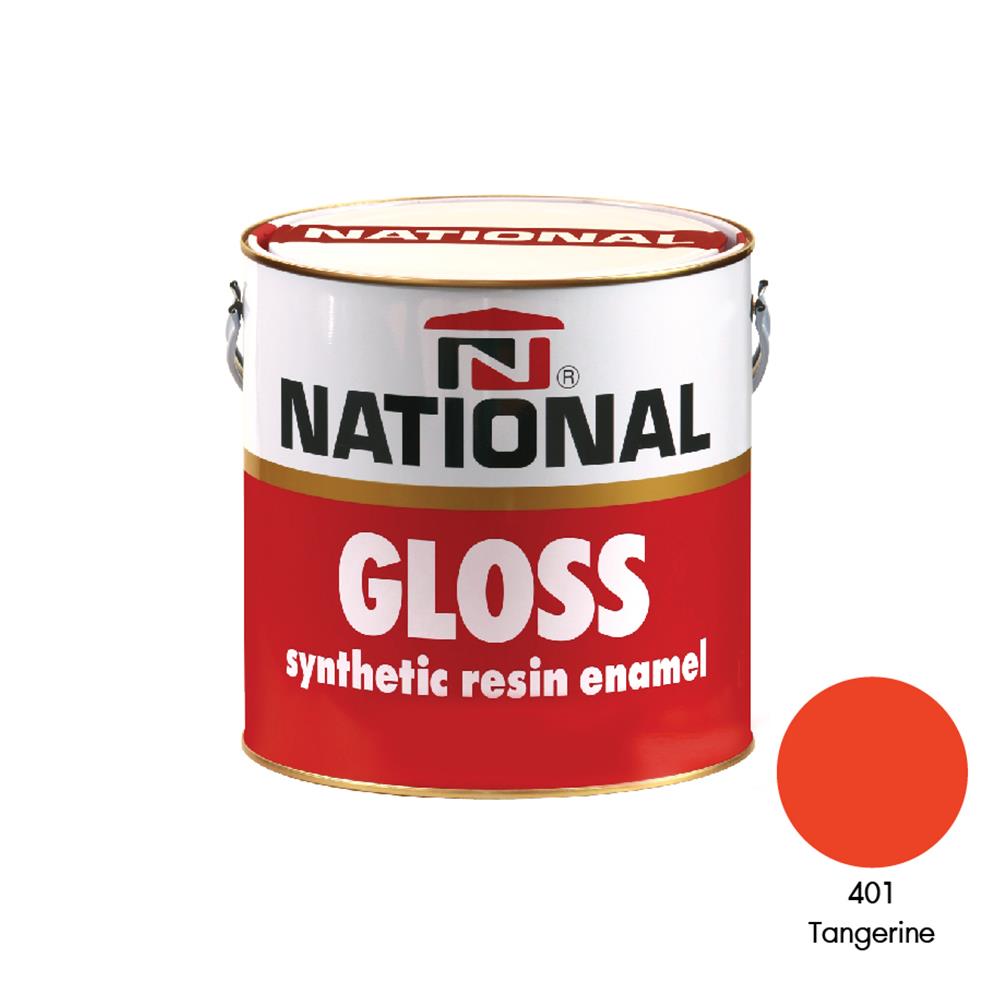 สีน้ำมัน DELTA NATIONAL 401 สีส้ม เงา 1 แกลลอน