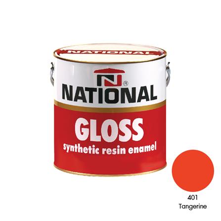 สีน้ำมัน DELTA NATIONAL 401 สีส้ม เงา 1 แกลลอน