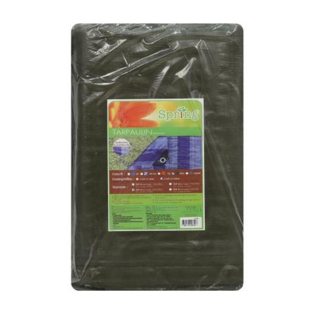 ผ้าใบ SPRING 4x5 ม. สีเขียวขี้ม้า_1