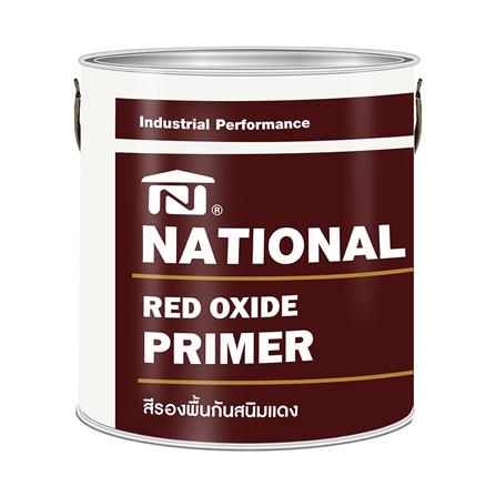 สีรองพื้นกันสนิม DELTA NATIONAL RED OXIDE PRIMER สีแดง 1 แกลลอน