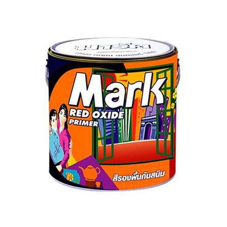 สีรองพื้นกันสนิมแดง CAPTAIN MARK RED OXIDE PRIMER #6000 1/4 แกลลอน_0