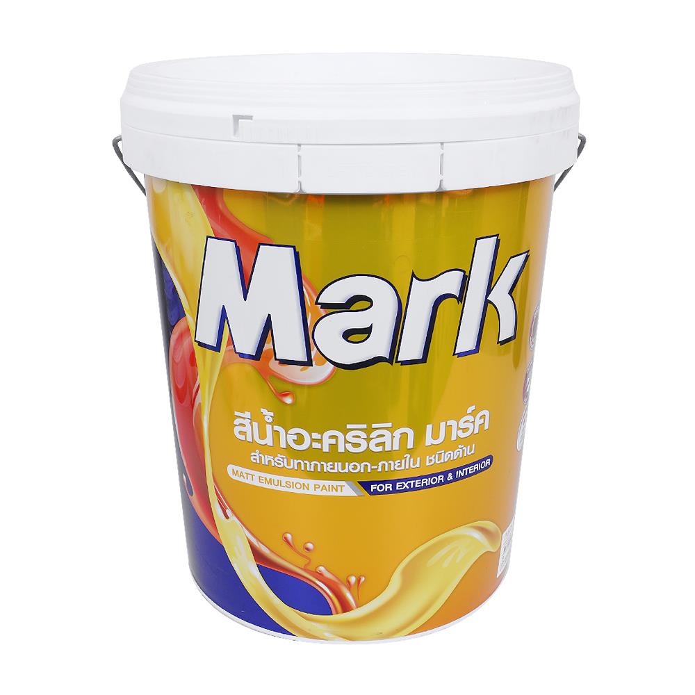 สีน้ำทาภายนอก CAPTAIN MARK #935 สีขาวครีม 5 แกลลอน