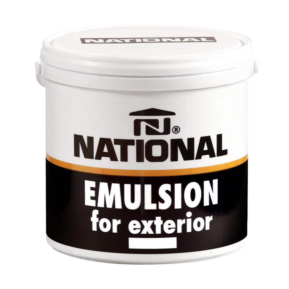 สีน้ำทาภายนอก DELTA NATIONAL 300 สีขาว ด้าน 1 แกลลอน