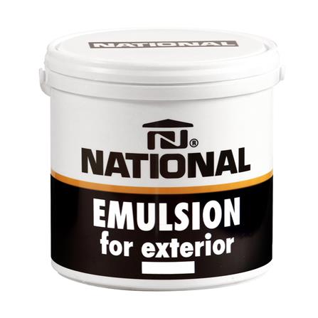 สีน้ำทาภายนอก DELTA NATIONAL 300 สีขาว ด้าน 1 แกลลอน_0