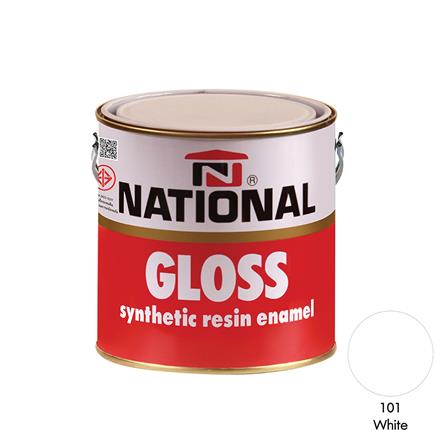 สีน้ำมัน DELTA NATIONAL 101 สีขาว เงา 1 แกลลอน