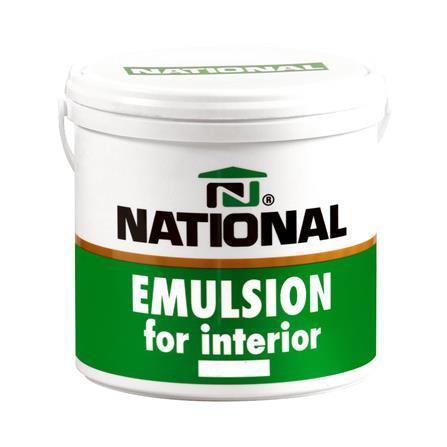 สีน้ำทาภายใน ชนิดด้าน DELTA NATIONAL 300 สีขาว 1 แกลลอน_0