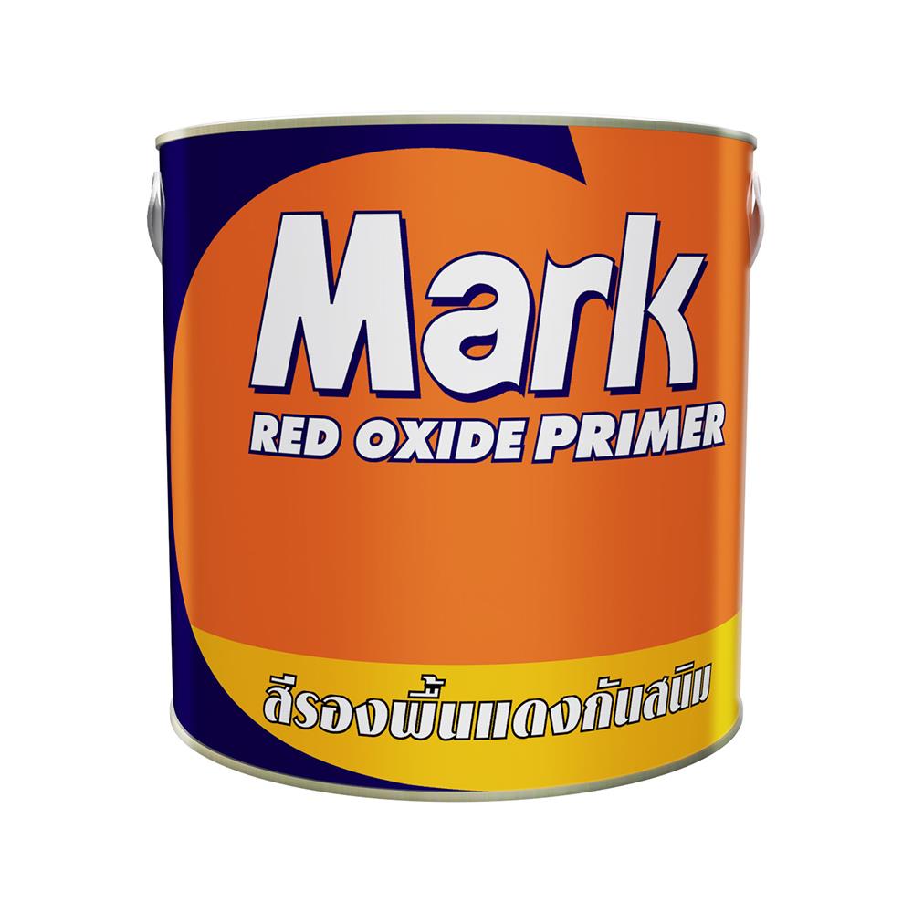 สีรองพื้นกันสนิมแดง CAPTAIN MARK RED OXIDE PRIMER #6000 1 แกลลอน